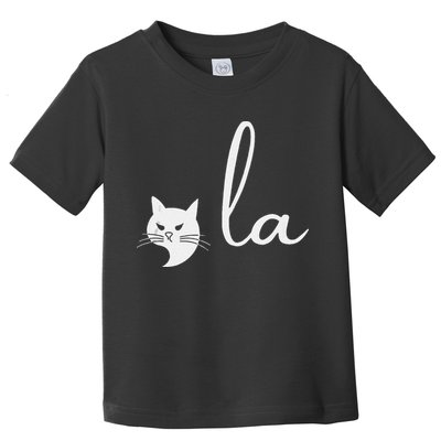 Retro Cat Comma La Kamala Harris For President 2024 Election Toddler T-Shirt