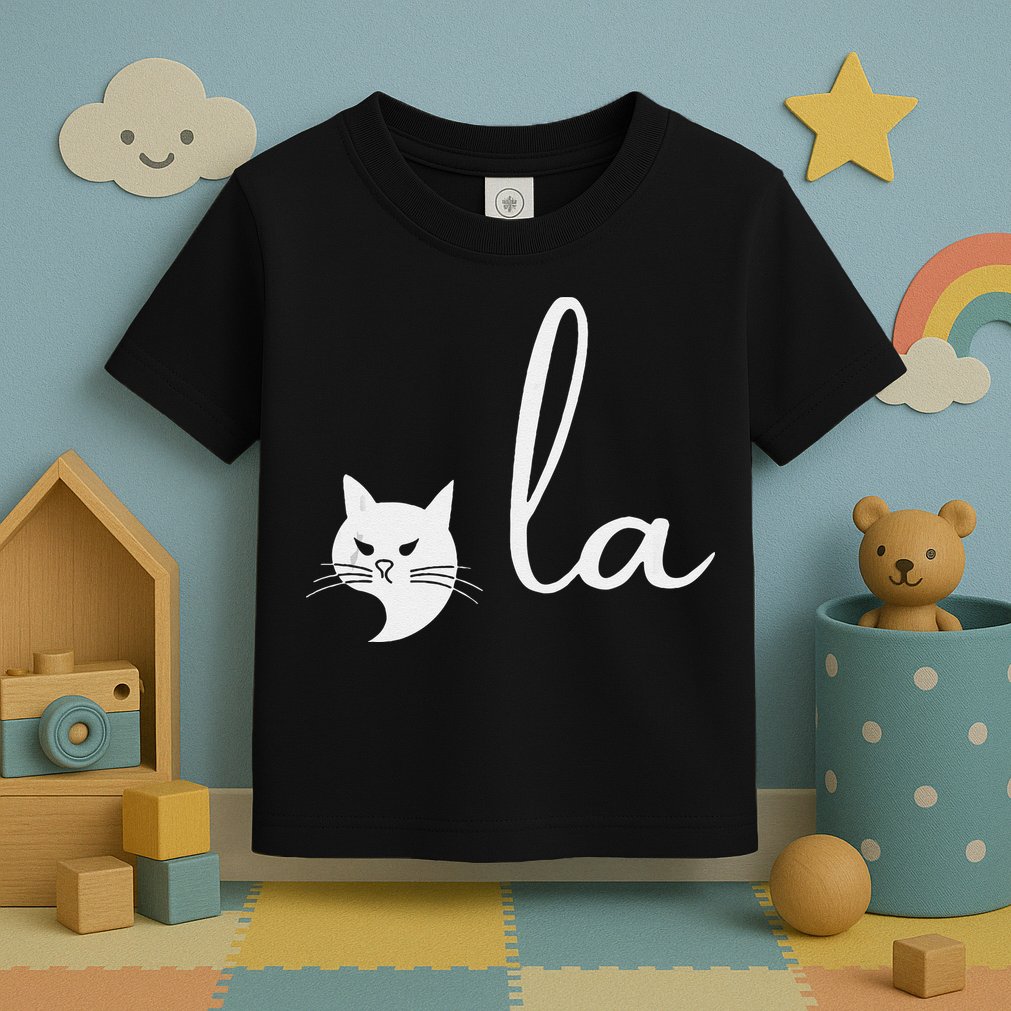 Retro Cat Comma La Kamala Harris For President 2024 Election Toddler T-Shirt