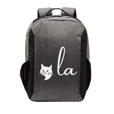 Retro Cat Comma La Kamala Harris For President 2024 Election Vector Backpack