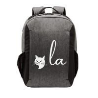 Retro Cat Comma La Kamala Harris For President 2024 Election Vector Backpack