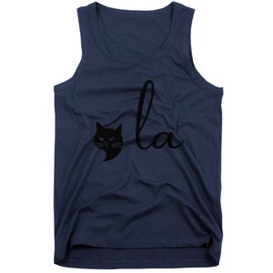 Retro Cat Comma La Kamala Harris For President 2024 Election Sweat Tank Top