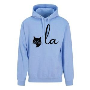 Retro Cat Comma La Kamala Harris For President 2024 Election Sweat Unisex Surf Hoodie