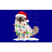 Ragdoll Cat Christmas Lights Xmas Cat Lover Funny Gift Bumper Sticker