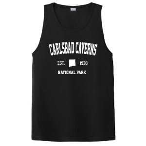 Retro Carlsbad Caverns National Park New Mexico Est 1930 Gift PosiCharge Competitor Tank