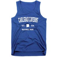 Retro Carlsbad Caverns National Park New Mexico Est 1930 Gift Tank Top