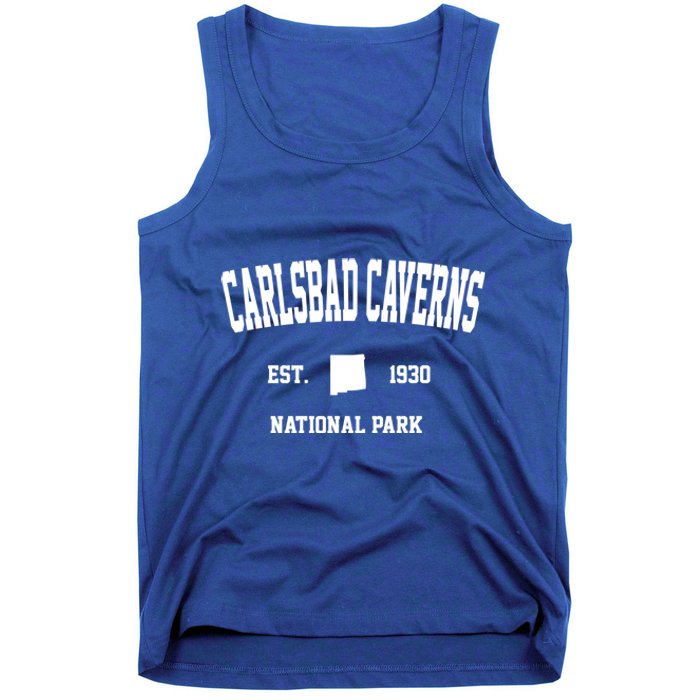 Retro Carlsbad Caverns National Park New Mexico Est 1930 Gift Tank Top