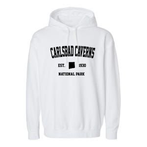 Retro Carlsbad Caverns National Park New Mexico Est 1930 Gift Garment-Dyed Fleece Hoodie