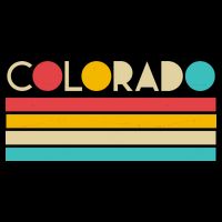 Retro Colors Colorado 7-Panel Snapback Hat