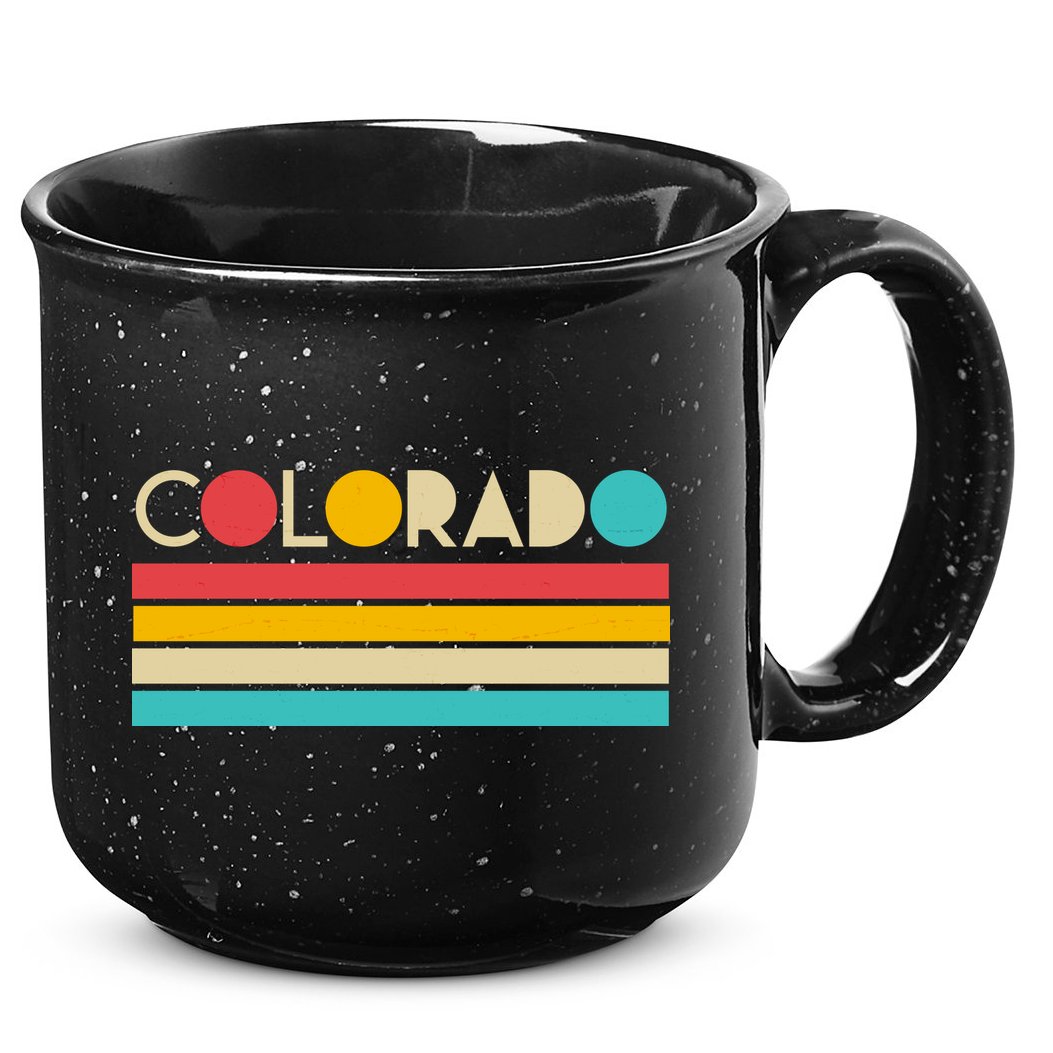 Retro Colors Colorado 15oz Campfire Ceramic Mug