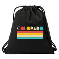 Retro Colors Colorado Drawstring Bag