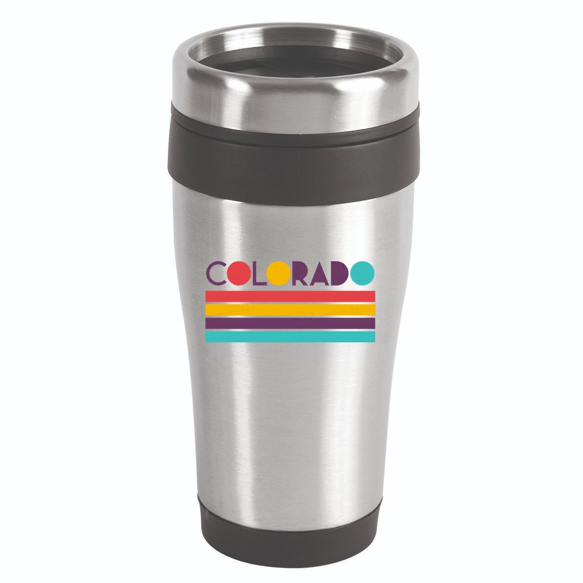 Retro Colors Colorado 16oz Travel Tumbler