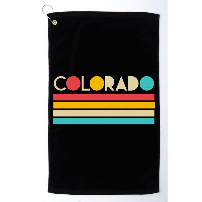 Retro Colors Colorado Golf Towel