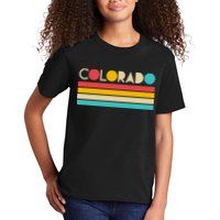 Retro Colors Colorado Kids T-Shirt