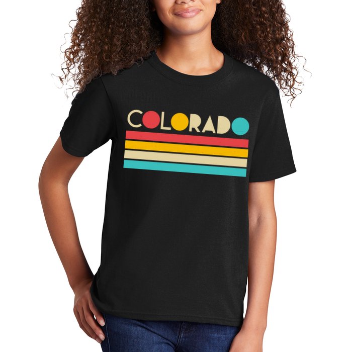 Retro Colors Colorado Kids T-Shirt