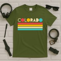 Retro Colors Colorado T-Shirt