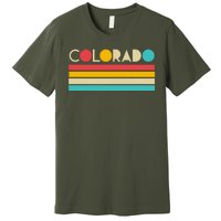 Retro Colors Colorado Premium T-Shirt