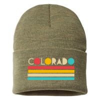 Retro Colors Colorado Sustainable Knit Beanie