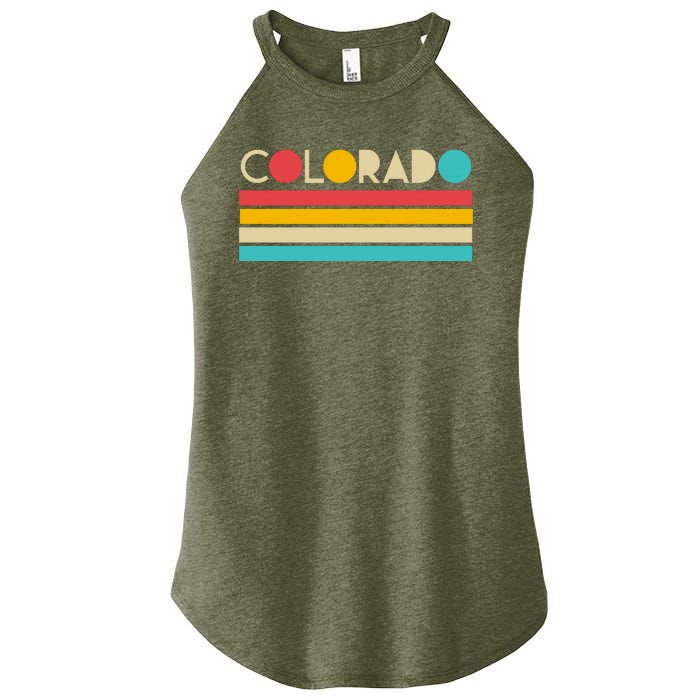 Retro Colors Colorado Women's Perfect Tri Rocker Tank