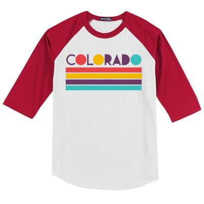 Retro Colors Colorado Kids Colorblock Raglan Jersey