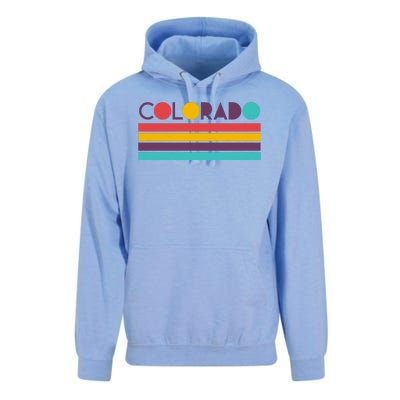 Retro Colors Colorado Unisex Surf Hoodie