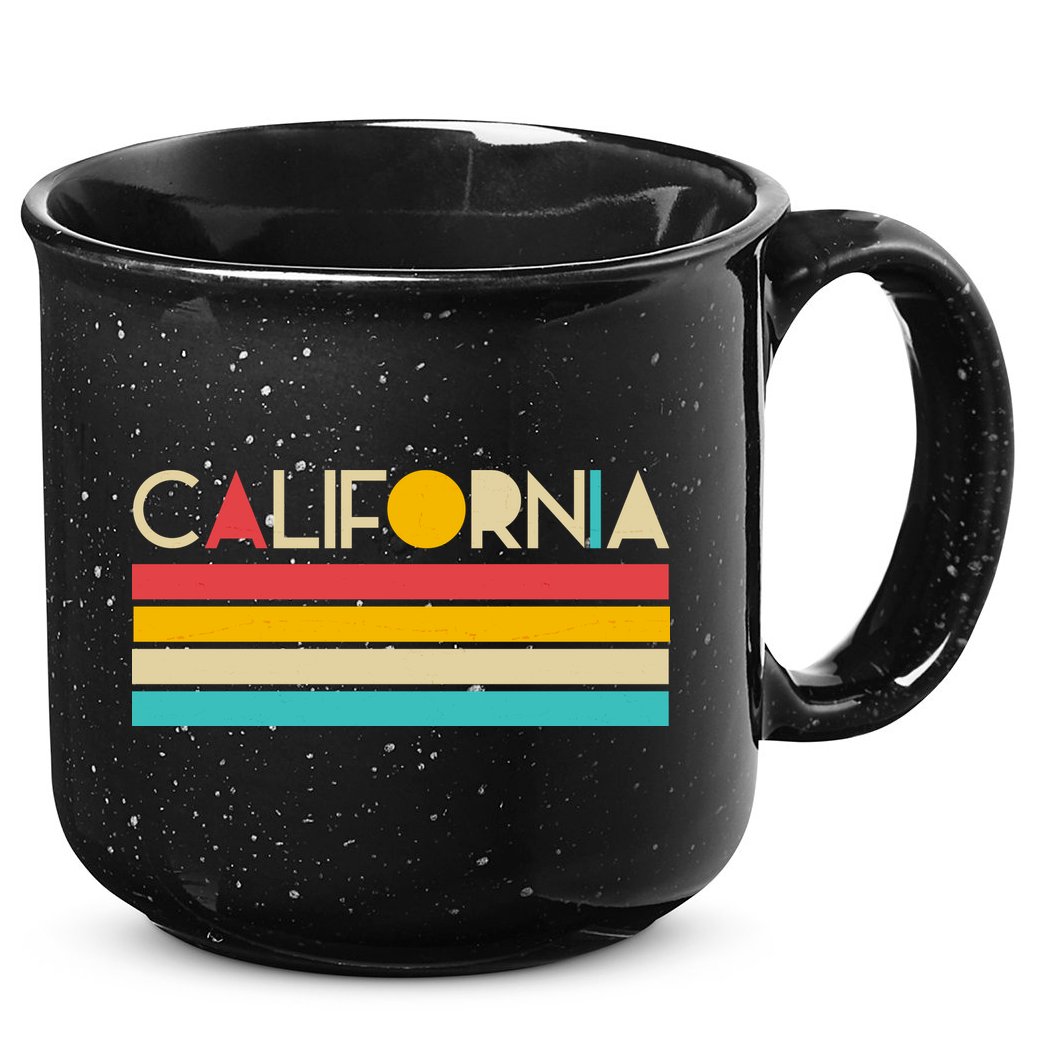Retro Colors California 15oz Campfire Ceramic Mug