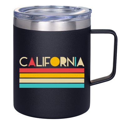 Retro Colors California 12oz Stainless Steel Coffee Mug