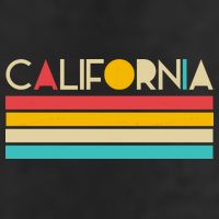 Retro Colors California Golf Towel