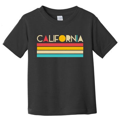 Retro Colors California Toddler T-Shirt