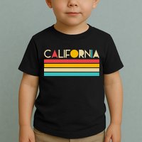 Retro Colors California Toddler T-Shirt
