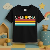 Retro Colors California Toddler T-Shirt