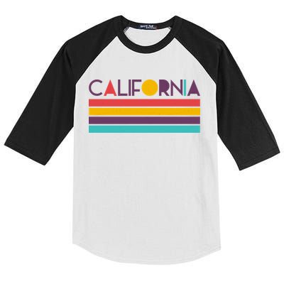 Retro Colors California Kids Colorblock Raglan Jersey