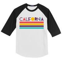 Retro Colors California Kids Colorblock Raglan Jersey