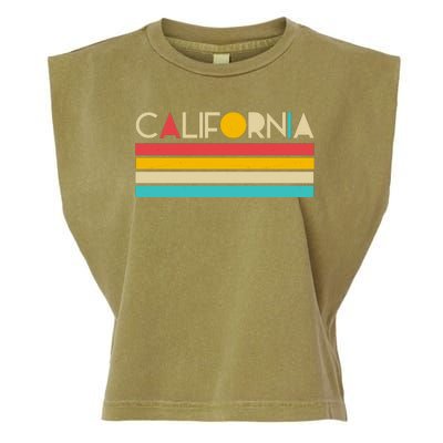 Retro Colors California Garment-Dyed Women's Muscle Tee