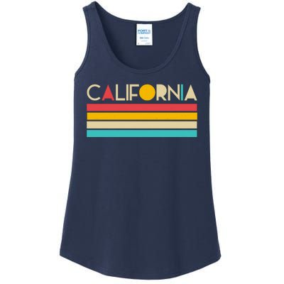 Retro Colors California Ladies Essential Tank