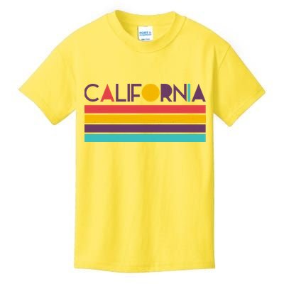 Retro Colors California Kids T-Shirt