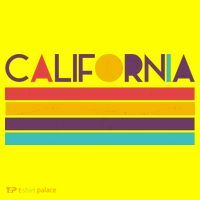 Retro Colors California Kids T-Shirt