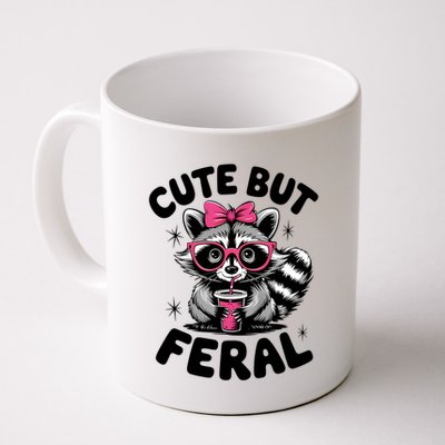 Racoon Cool Cute But Feral Teen Girl Mug