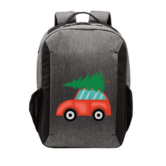 Red Car Christmas Vector Backpack
