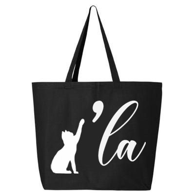 Retro Cat Comma La Cat Ladie La 25L Jumbo Tote