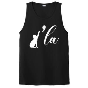 Retro Cat Comma La Cat Ladie La PosiCharge Competitor Tank