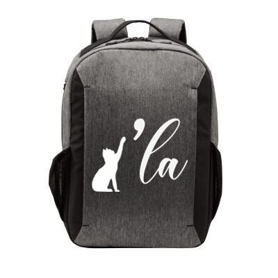 Retro Cat Comma La Cat Ladie La Vector Backpack