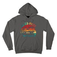 RV CoPilot Camping Funny Vintage Motorhome Travel Vacation Tall Hoodie