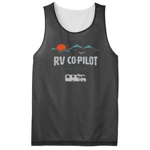 RV CoPilot Camping Shirts Motorhome Travel Vacation Gift Mesh Reversible Basketball Jersey Tank