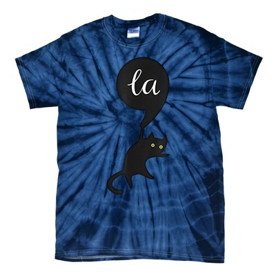 Retro Cat Comma La Kamala Harris For President 2024 Election Tie-Dye T-Shirt