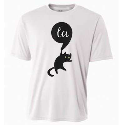 Retro Cat Comma La Kamala Harris For President 2024 Election Cooling Performance Crew T-Shirt