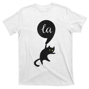 Retro Cat Comma La Kamala Harris For President 2024 Election T-Shirt