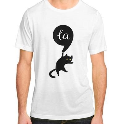 Retro Cat Comma La Kamala Harris For President 2024 Election Adult ChromaSoft Performance T-Shirt