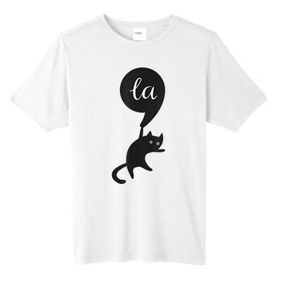 Retro Cat Comma La Kamala Harris For President 2024 Election Tall Fusion ChromaSoft Performance T-Shirt