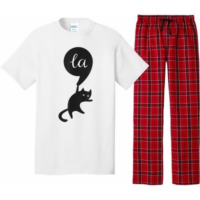 Retro Cat Comma La Kamala Harris For President 2024 Election Pajama Set