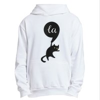 Retro Cat Comma La Kamala Harris For President 2024 Election Urban Pullover Hoodie